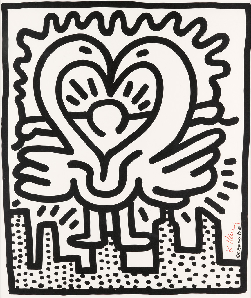 KEITH HARING Kutztown Connection.